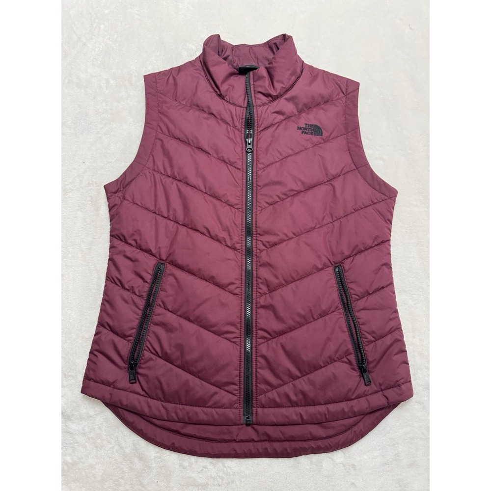 The North Face Womens Tamburello 2 Insulated Vest Deep Garnet Red Puffer Sz M